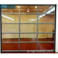 Commercial Full Clear Glass Sectional Overhead Garage Door